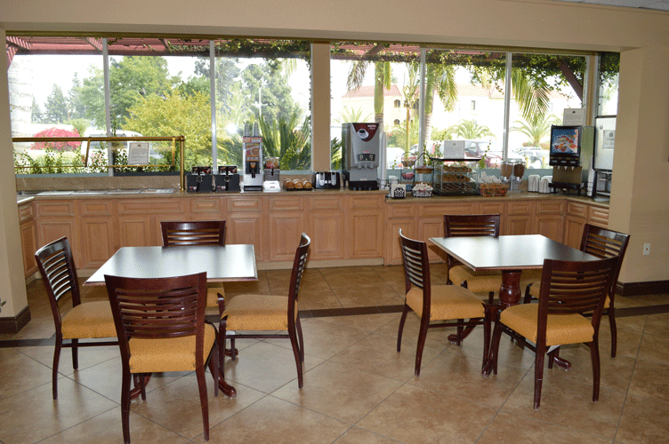 photo of breakfast area